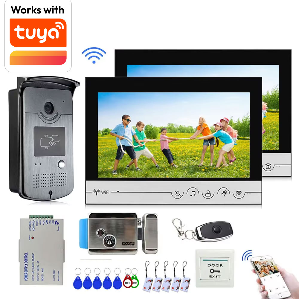 Smart Doorbell Wired - Tuya-Système de contrôle d'accès intelligent sans
