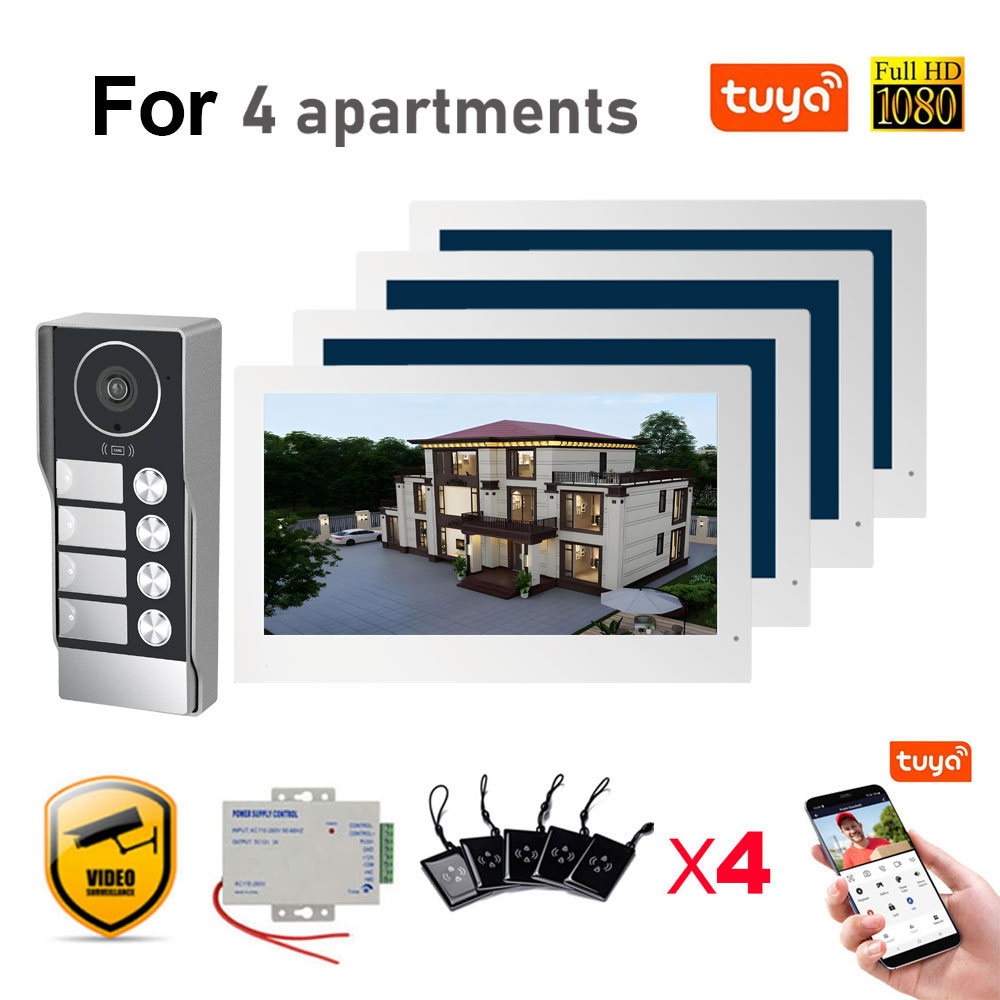Smart Doorbell Wired - Visiophone wi-fi avec moniteur tactile de