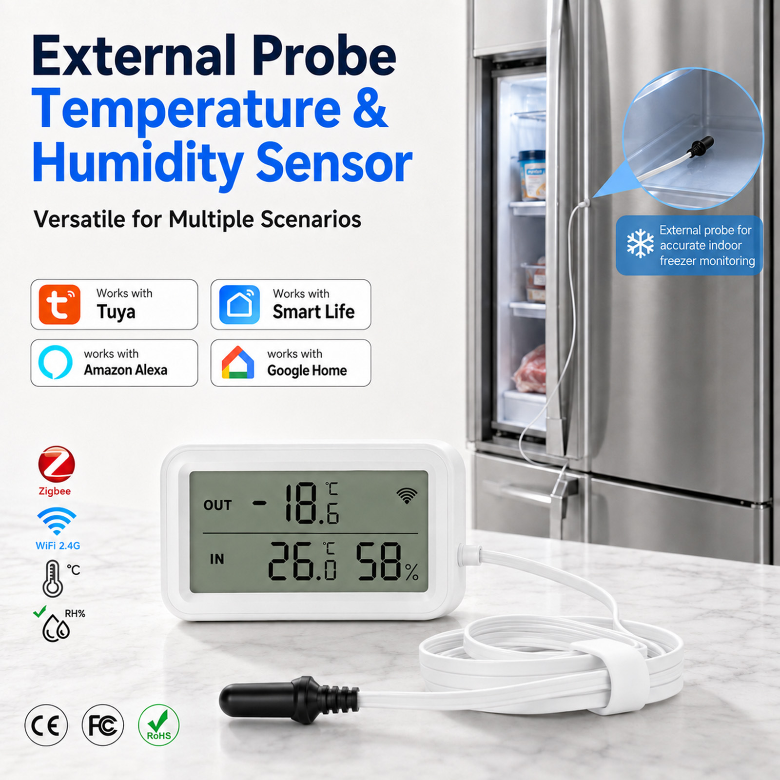 Sonde externe étanche de tempé - Temperature Humidity Sensor avis et prix