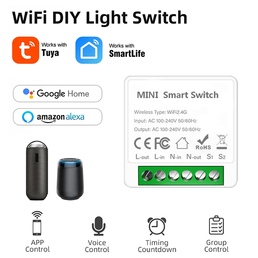 Tuya – Mini commutateur WiFi 1 - Home Automation Diy avis et prix