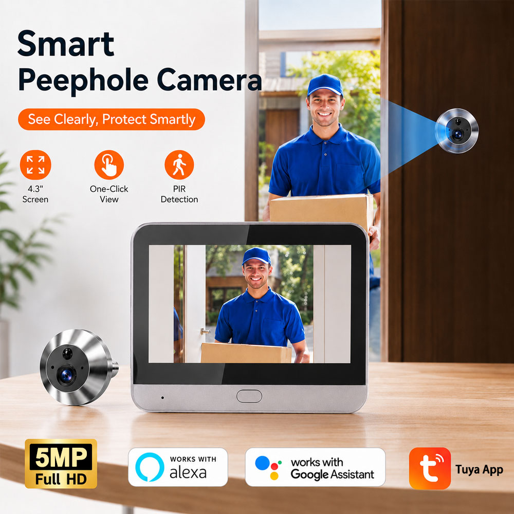 Tuya Smart 5MP 140 °   Sonnett - Smart Doorbell Wired avis et prix