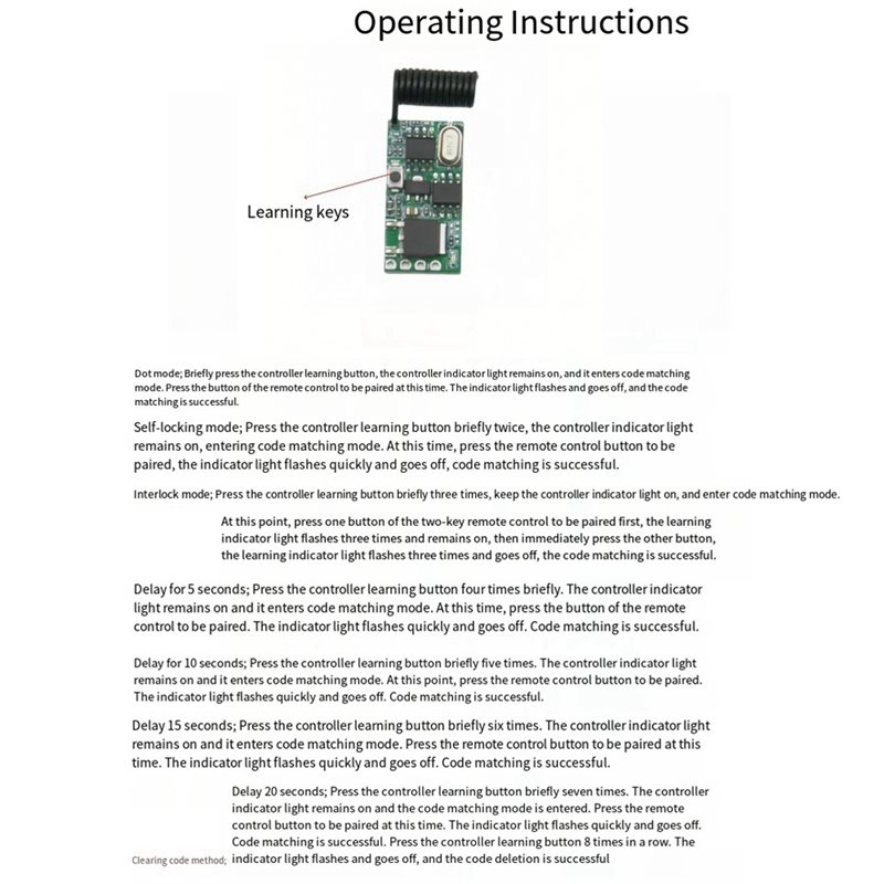 Y45A - Contrôleur de commutate - 433Mhz Receiver Module avis et prix