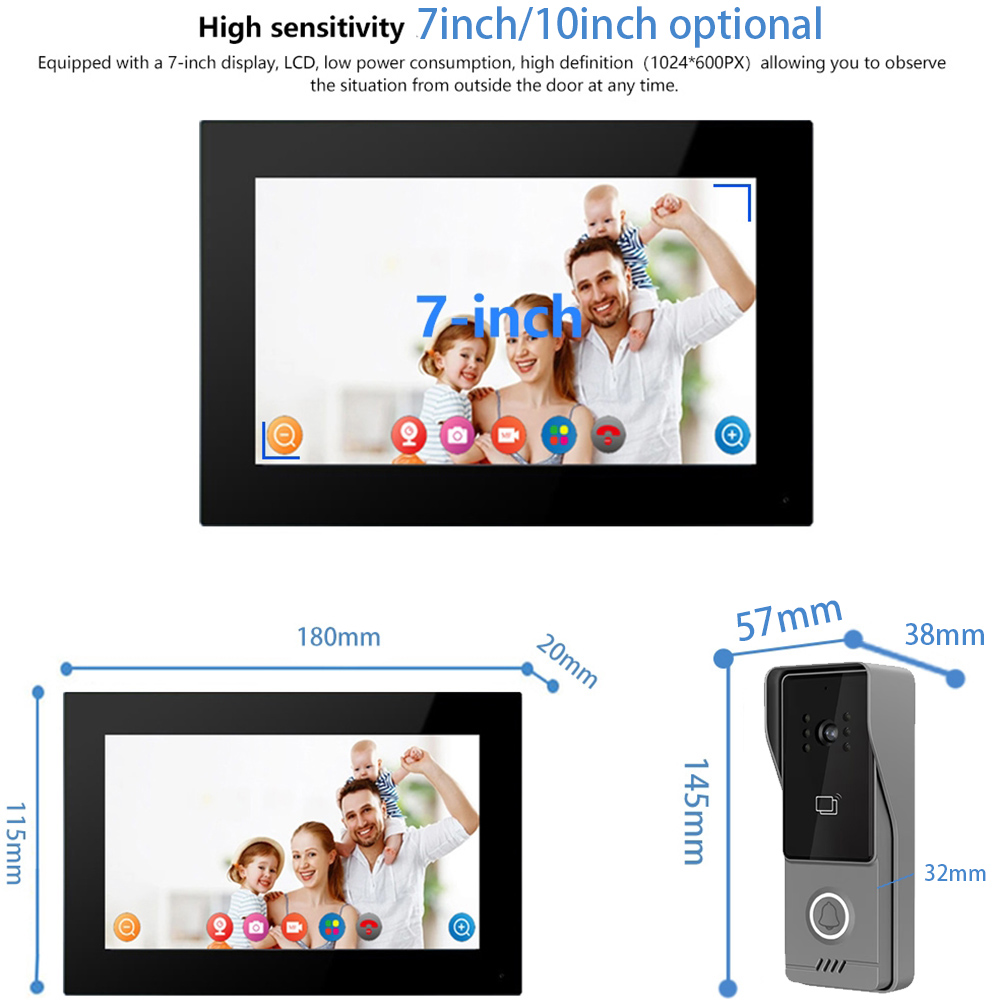 Kit d'interphone vidéo intelli - Smart Doorbell Wired avis et prix