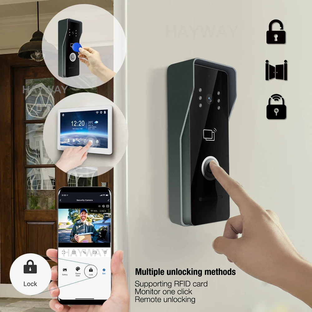 Hayway-Système d'interphone vi - Smart Doorbell Wired avis et prix