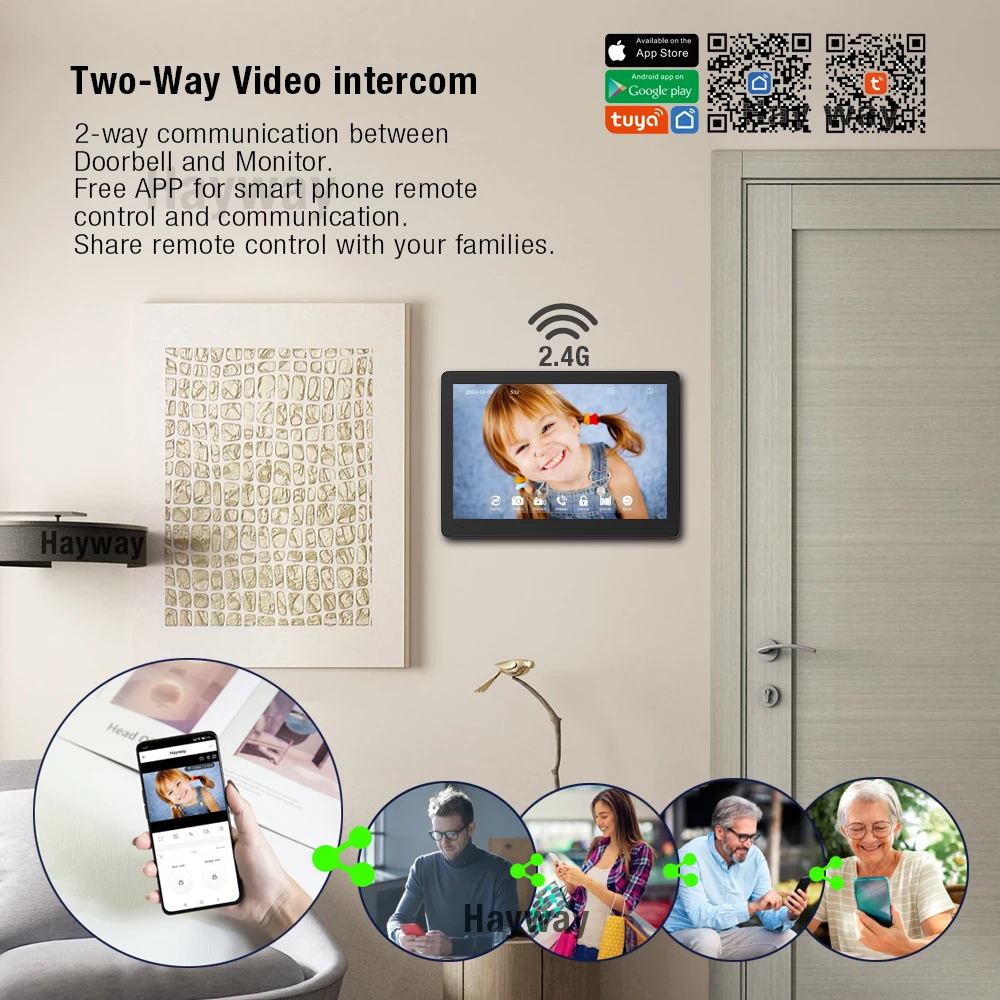 Hayway-Système d'interphone vi - Smart Doorbell Wired avis et prix